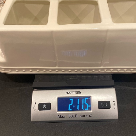 🎉HP🎉Retired Rare Nora Fleming Pearl Dot 3 Compartment Utensil Caddy - Picture 13 of 14